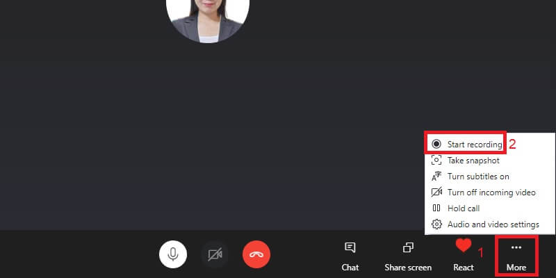 Skype For Business 画面共有方法